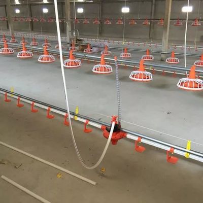 ブロイラー家禽農業機械は鋼鉄鍋の供給システム Dia45mm に電流を通しました