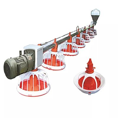 0.75mの皿の間隔の家禽の農業機械鍋ごとの16のコンパートメント